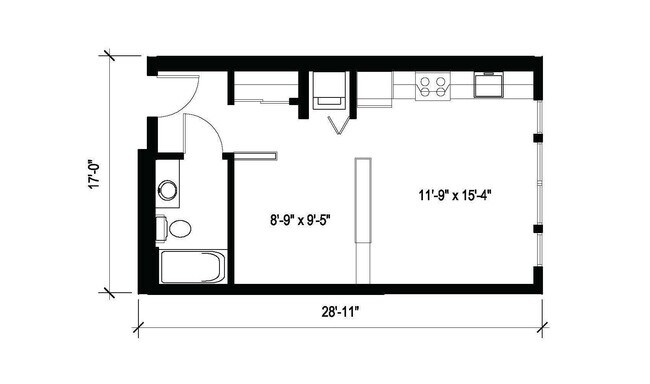 Executive Studio MFTE B1 A317 floor plan